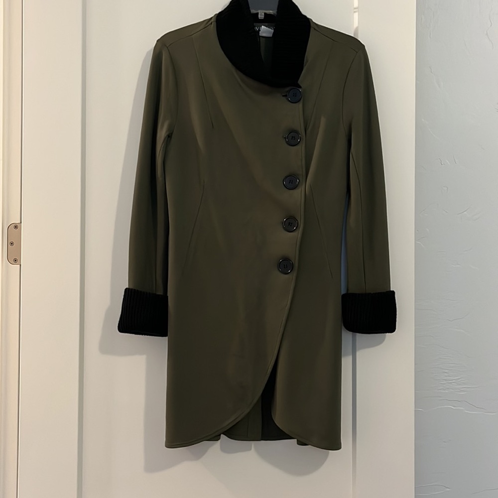 Asymmetrical Button Front Jacket